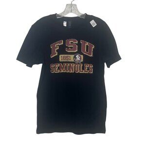 FSU Florida State Seminoles Graphic Tshirt Mens Small Black New Gildan